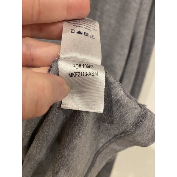 Faherty Shirt Mens Large Gray All Day Long Sleeve Recycled Performance Soft Tee - Picture 5 of 6